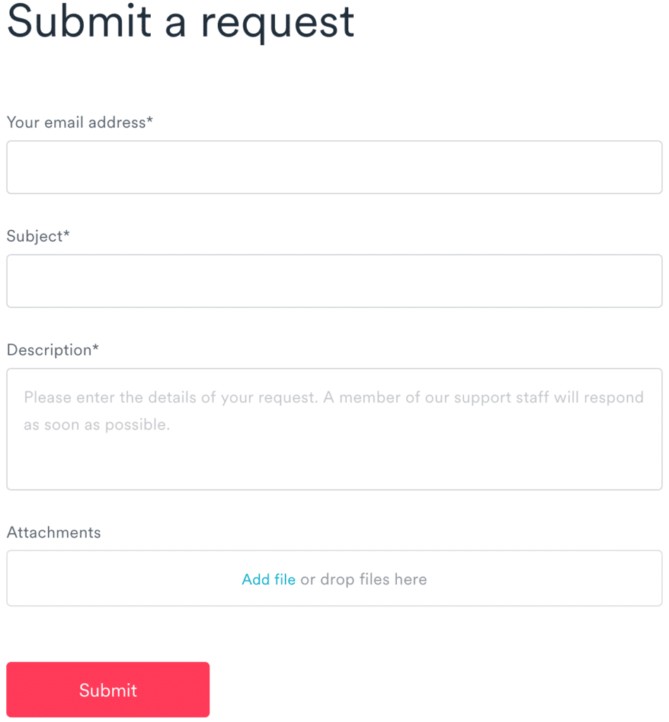 surfshark request form