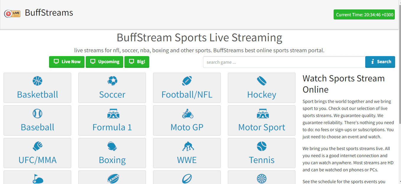free streaming sites for nfl games
