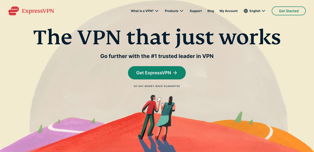 ExpressVPN homepage image - New York VPN